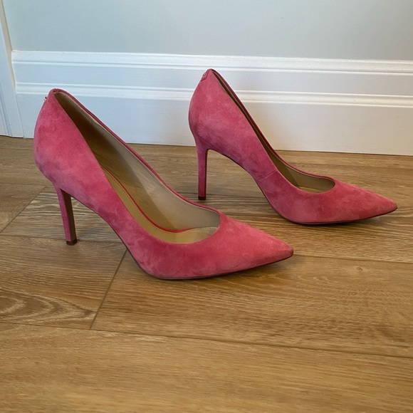Sam Edelman pink suede shoes size 8 - signs of use - Picture 3 of 6